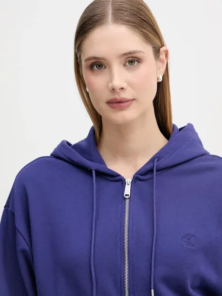 Суитчър Calvin Klein Jeans виолетово