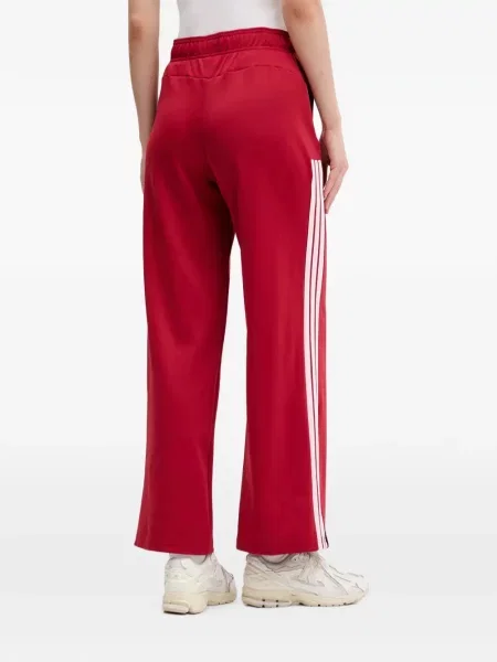 Ριγέ τρέξιμο μπουφάν Adidas με αυτόγραφο καφέ