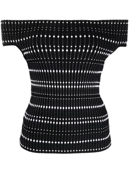 Top Alexander Mcqueen negru