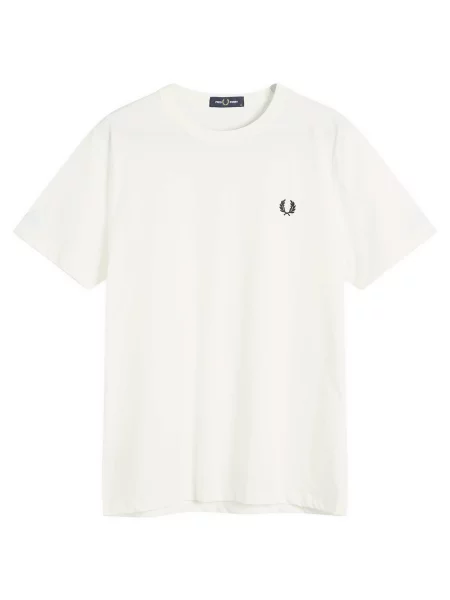 T-shirt FRED PERRY Crew Neck Tee Snow White M biała