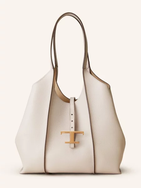 Tod's Shopper T Timeless Small S Pouzdrem černošedá