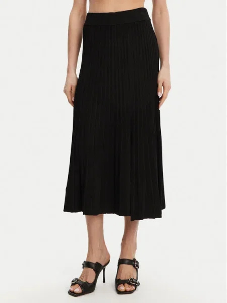 DKNY Fustă plisată negru