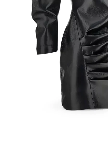 Lung rochie mini The Andamane cu volane negru