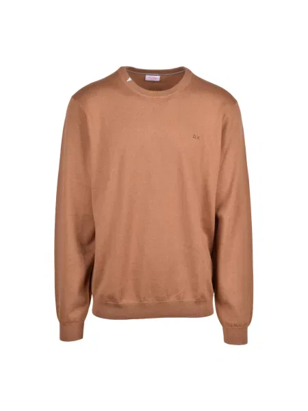Sweter Sun68 brązowy