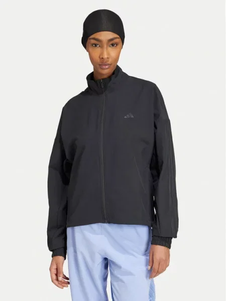 Adidas Funkční mikina Pacer All Gym Tonal černá