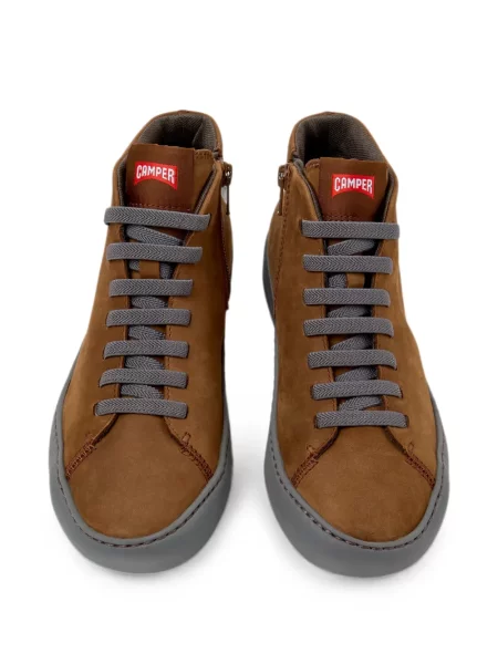 Sneakerși Camper din nubuc maro