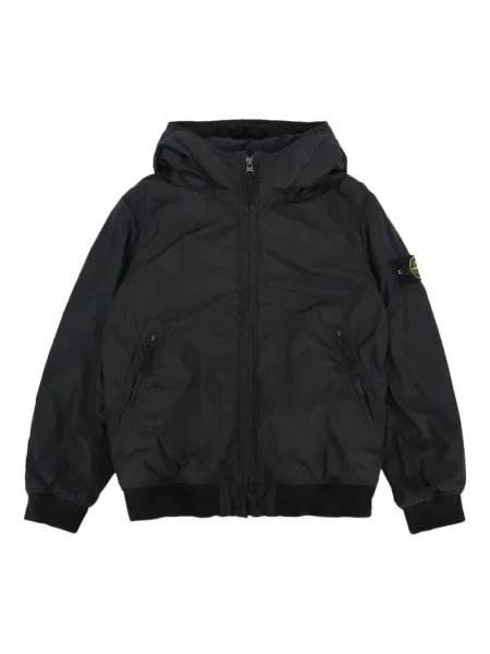 Kurtka bomber dziecięcy Stone Island czarny