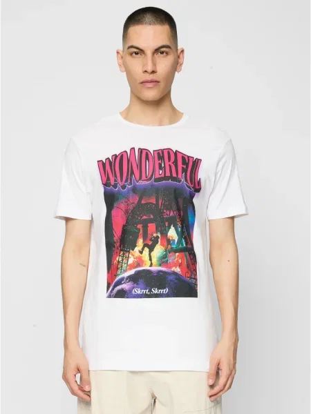 Tricou Mister Tee alb