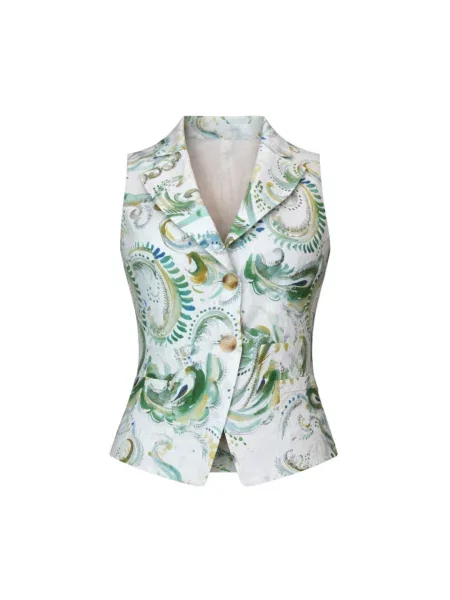 Kamizelka Marella z nadrukiem z wzorem paisley