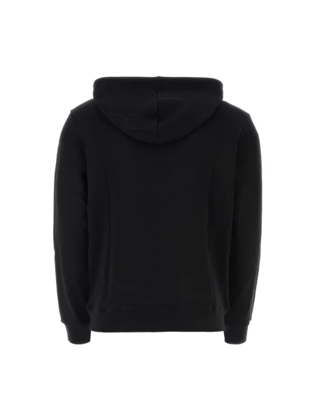 Bluza z kapturem A.p.c. z kapturem z logo czarna