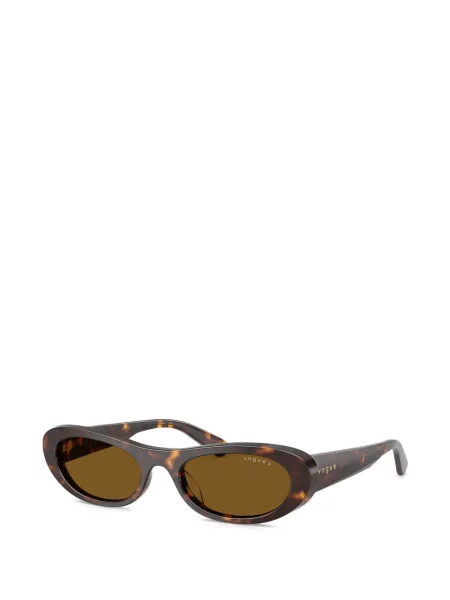 Ochelari de soare ovali Vogue Eyewear maro