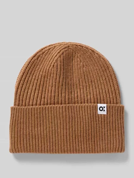 Czapka beanie z detalem z logo model ‘Afemina’ Opus