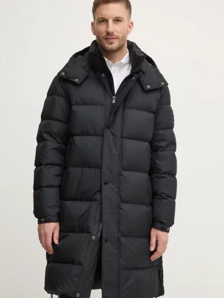 BOSS Зимно палто черен