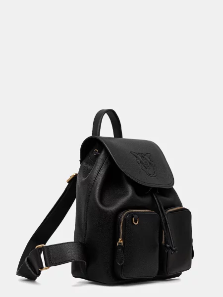 Rucsac Pinko din piele negru