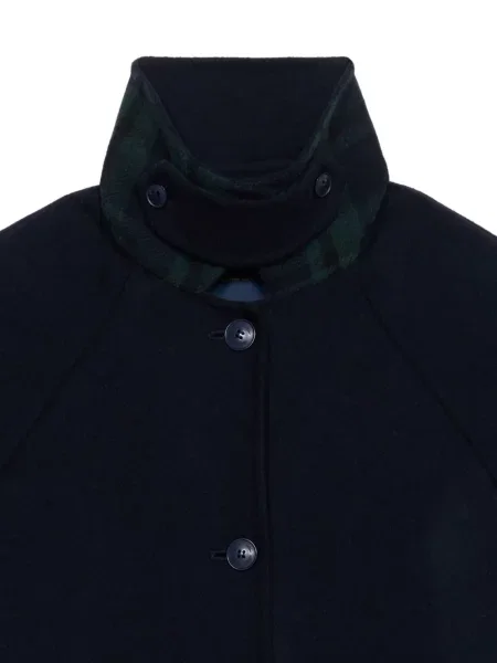 Cu centură palton Brooks Brothers albastru