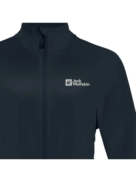 Kurtka polarowa sportowa Jack Wolfskin BAISELBERG FZ czarna