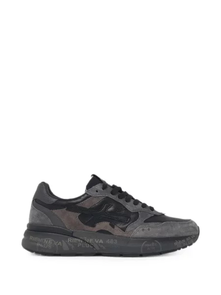 Sneakerși Premiata din piele de căprioară negru