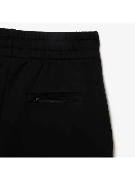 Зауженные спортивные штаны Lacoste черные