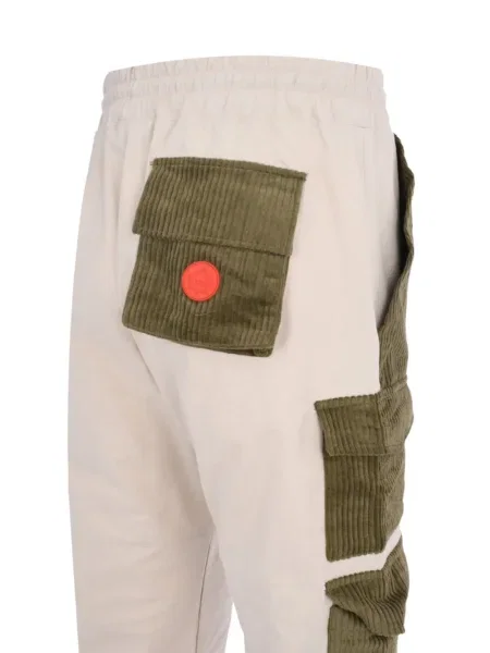 Pantaloni cargo Mauna Kea de catifea cord