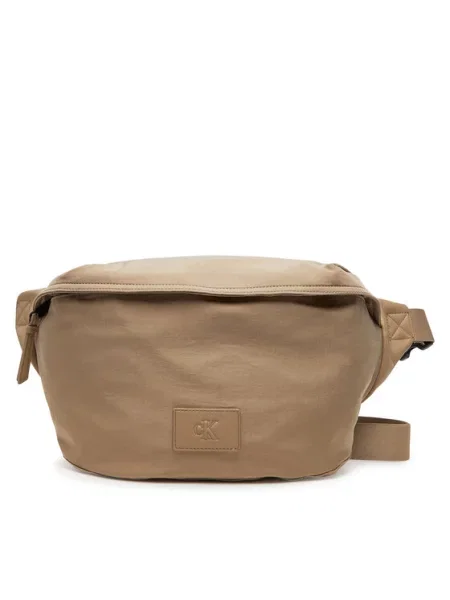 Torebka Calvin Klein Jeans Metro Oversized Waistbag Gray Universal beżowe