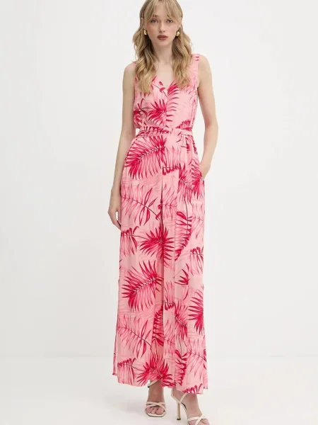 Liu Jo kezeslábas v-nyakú rózsaszín