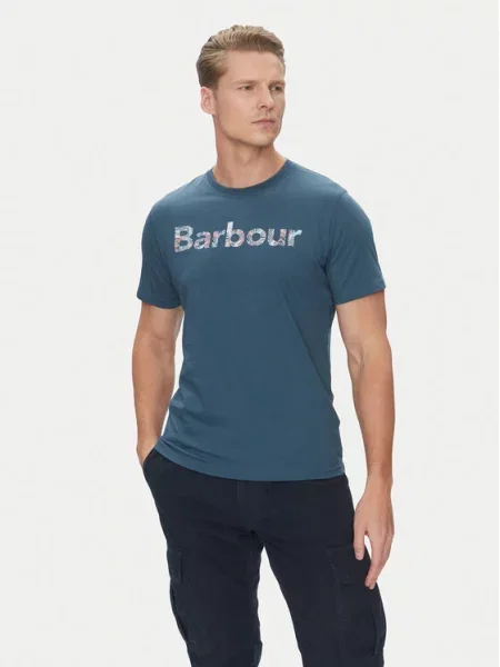 Barbour T-Shirt Devon Granatowy