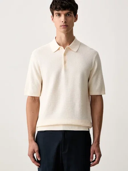 Scotch & Soda férfi póló bézs