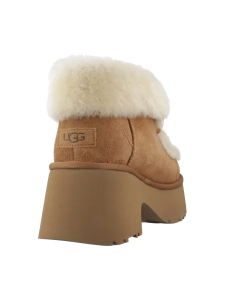 Pantofi Ugg cu șireturi din dantelă maro