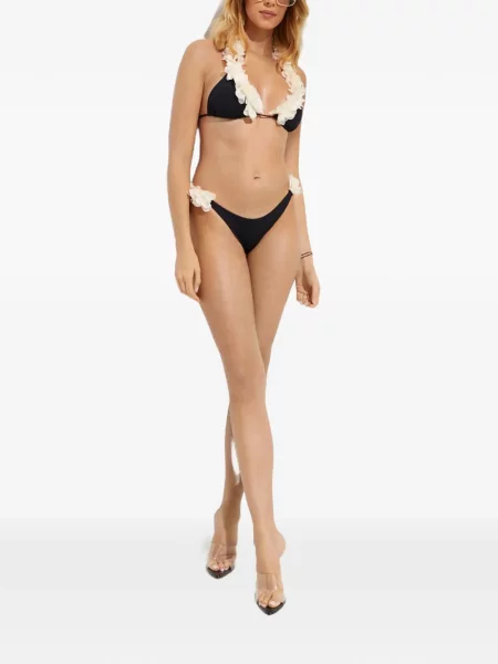 Bikini La Reveche cu model floral negru
