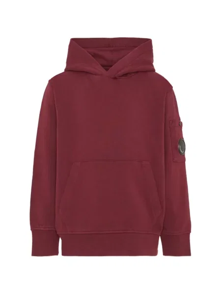 Bluza z kapturem dziecięca C.p. Company czerwona