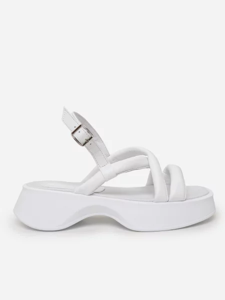 ISSA Plus Босоніжки Шкіра білий