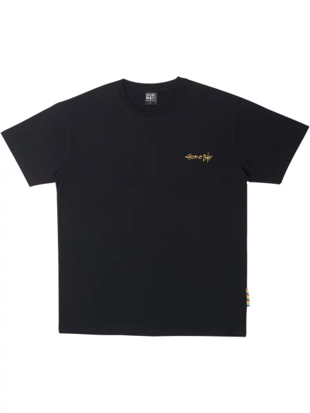 HOMEBOY Tričko Pencil zlatě žlutá černá