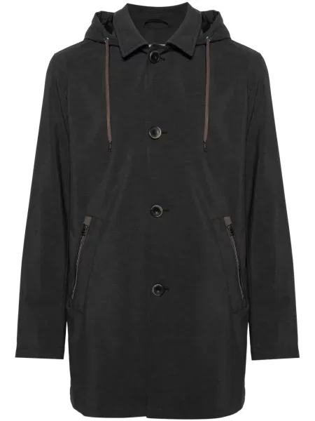 Geacă parka Herno cu glugă gri