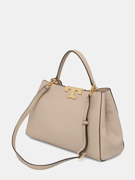 Torebka Tory Burch skórzana beżowa