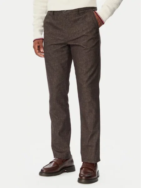 Tommy Hilfiger Παντελόνι chino Denton Σκούρο καφέ