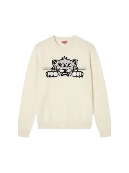 Bluza Kenzo w tygrysie prążki beżowa