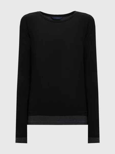 Лонгслів з логотипом Juun.j чорний