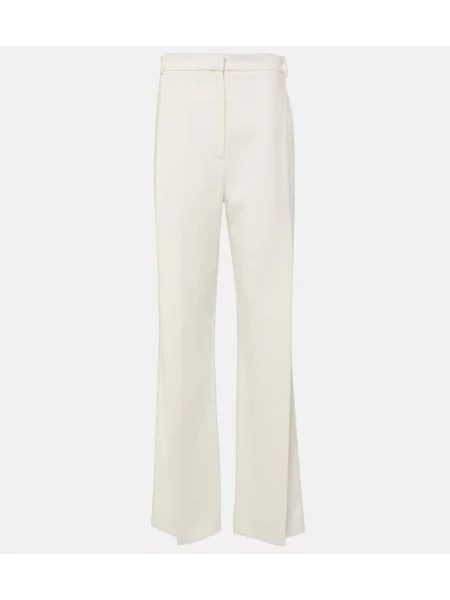 Szerokie spodnie Tove białe