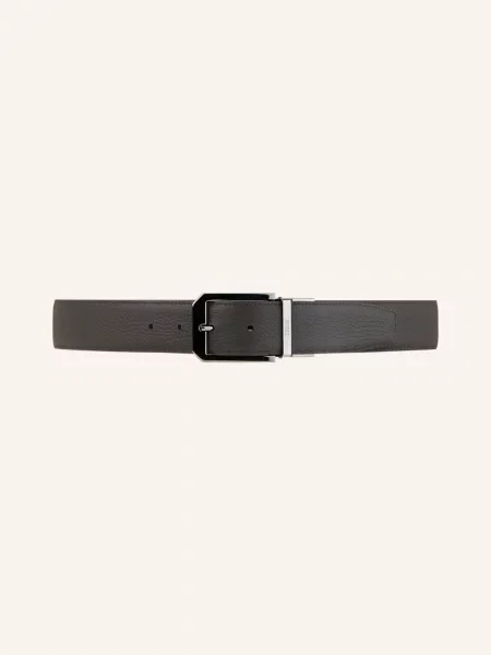 Zegna Skórzany Dwustronny braun czarny