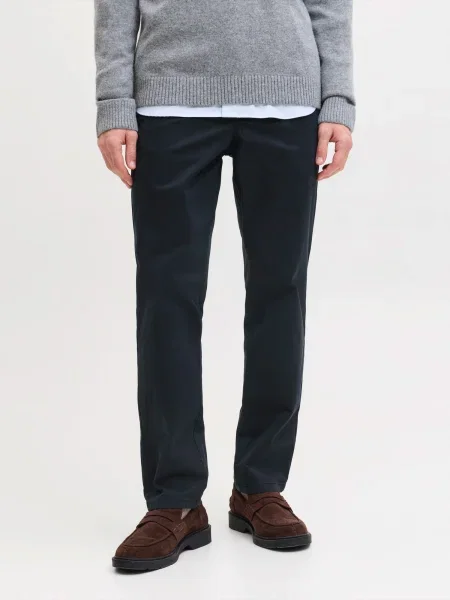 Jack & Jones Chino nohavice Stollie Tmavomodrá modrá