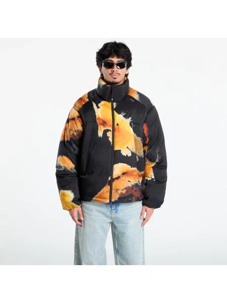 Geaca de puf Aop Puff de iarna negru