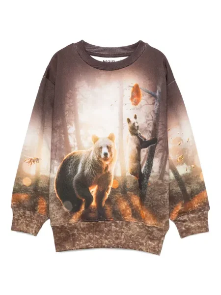 Bluza dziecięca Molo brązowa