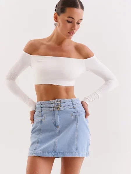 Спідниця міні Gepur блакитний