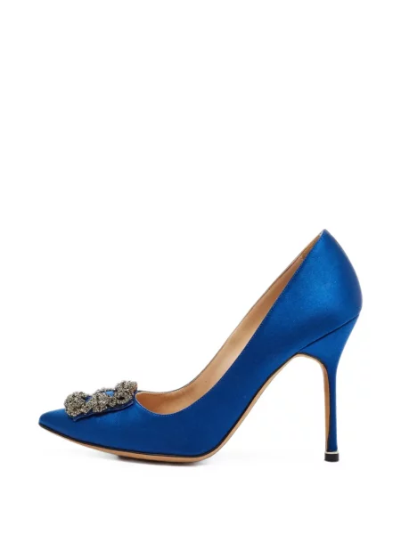 Pantofi cu toc Manolo Blahnik albastru