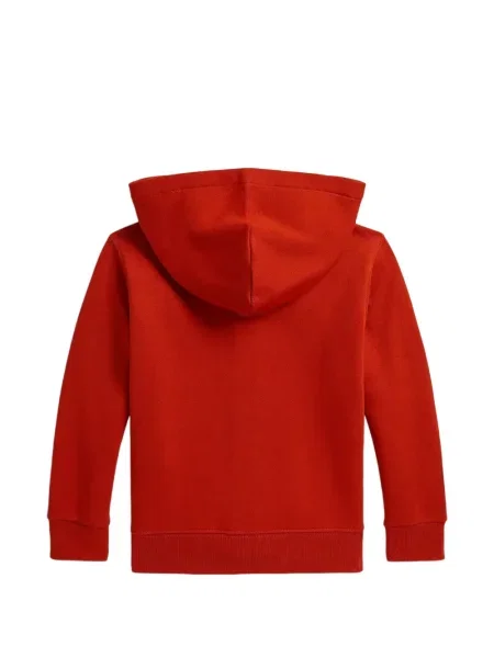 Dětska mikina s kapucí Polo Ralph Lauren červená