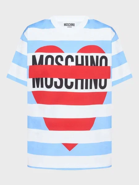 Футболка Moschino в полоску