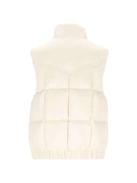 Matlasat vestă Moncler Grenoble alb
