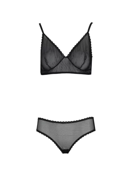 Sutien Laura Urbinati plasă negru