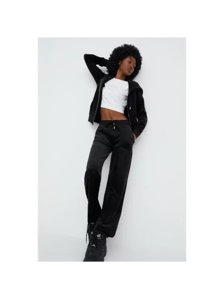 Spodnie dresowe Juicy Couture czarne