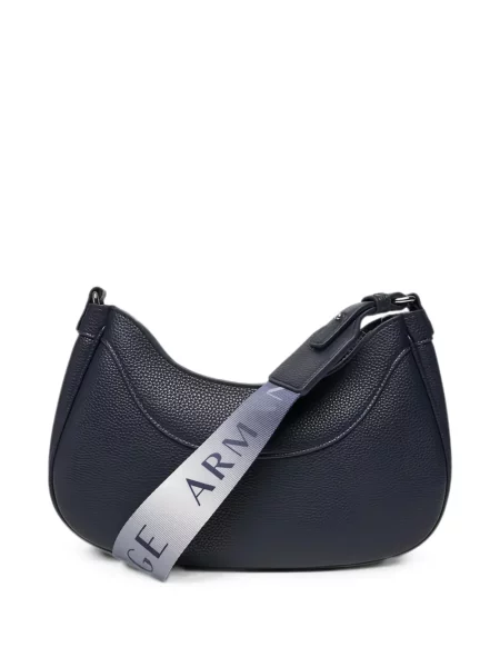 Geantă Armani Exchange cu imagine albastru